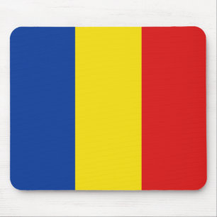 Tapis De Souris Drapeau roumain Mousepad