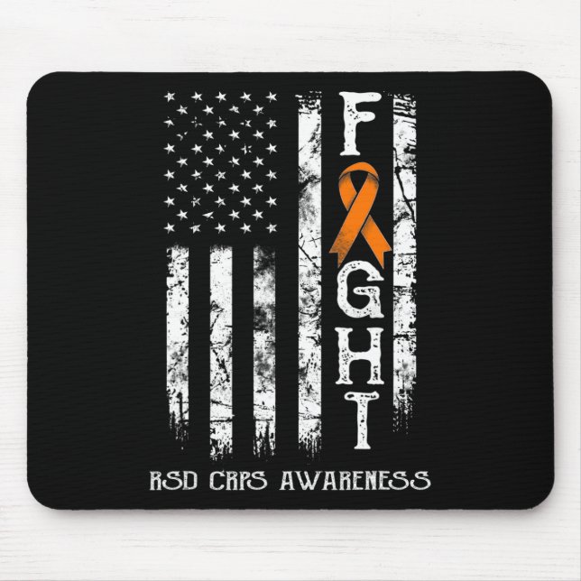 Tapis De Souris Drapeau Rsd Crps Warrier Us (Devant)