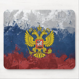 Tapis De Souris Drapeau russe