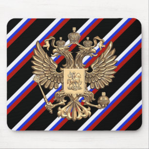 Tapis De Souris Drapeau russe de rayures