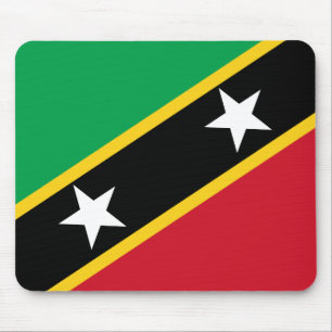 Tapis De Souris Drapeau Saint-Kitts-et-Nevis