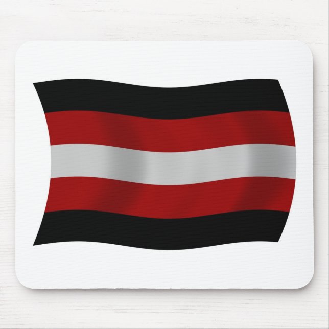 Tapis de souris Drapeau Satanisme (Devant)