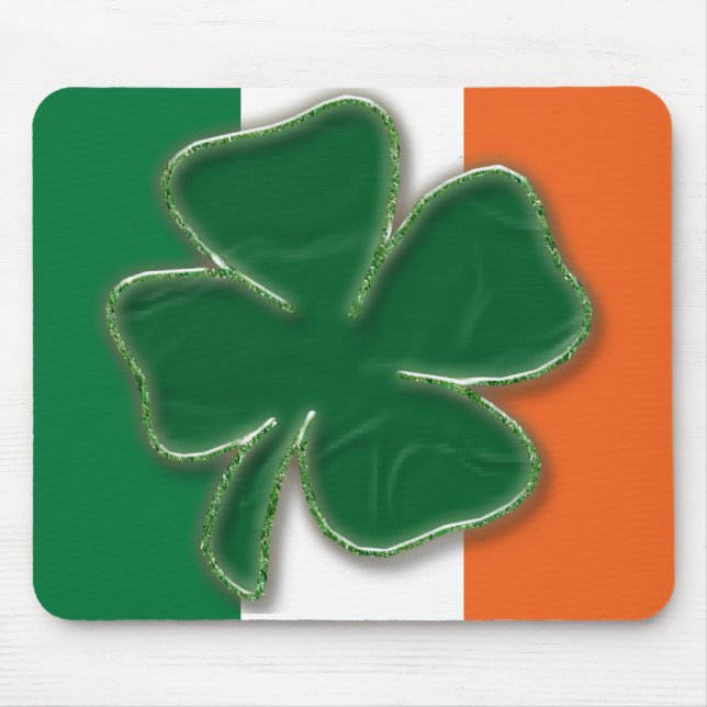 Tapis De Souris Drapeau shamrock Mousepad (Devant)