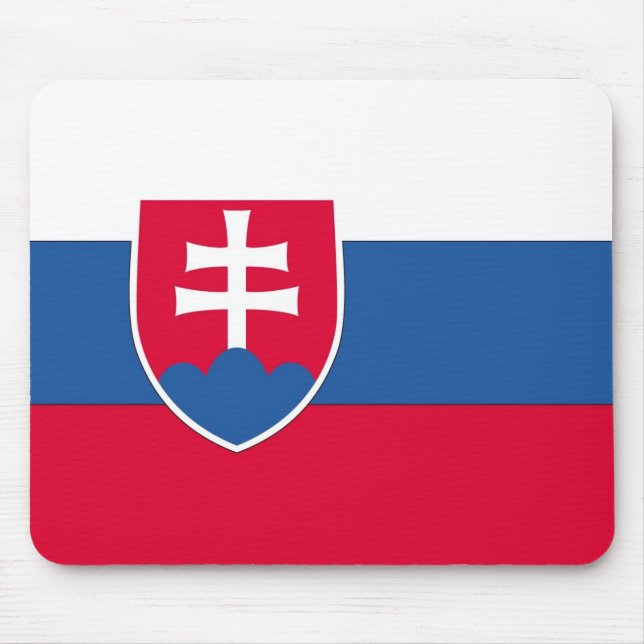 Tapis De Souris Drapeau Slovaquie (Devant)