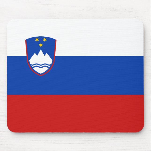 Tapis De Souris Drapeau slovène Mousepad (Devant)