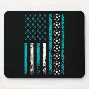 Tapis De Souris Drapeau sportif américain Football Sensibilisation