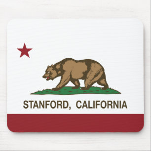 Tapis De Souris Drapeau Stanford de République de la Californie