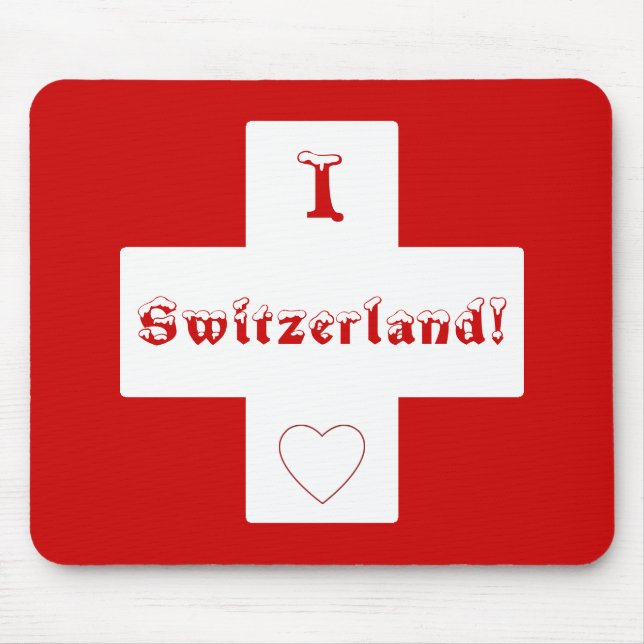 Tapis De Souris Drapeau suisse (Devant)