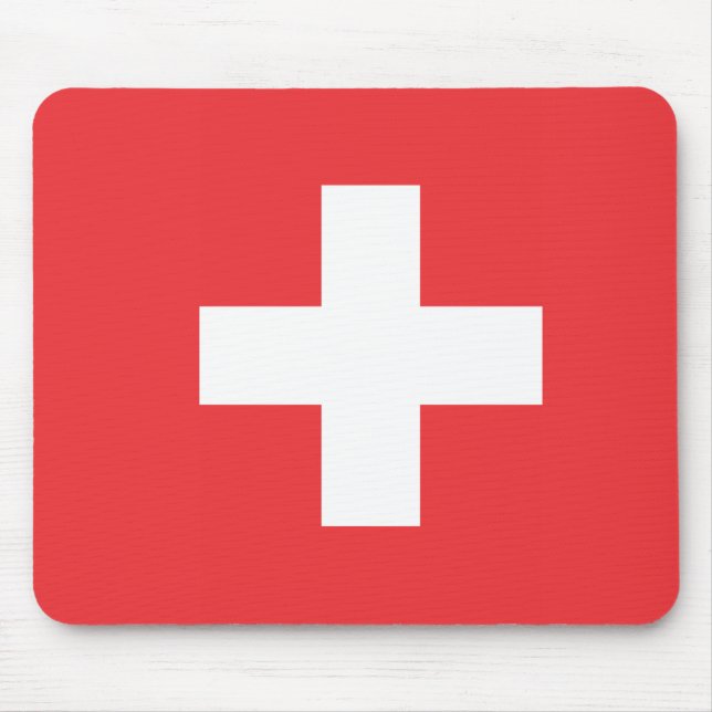 Tapis De Souris Drapeau suisse (Devant)