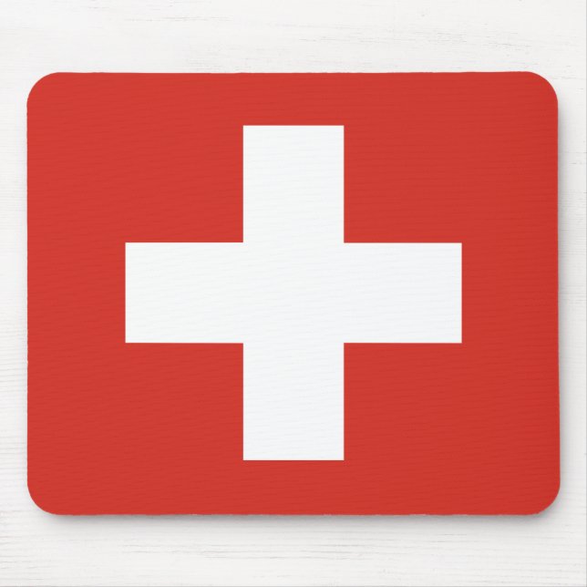 Tapis De Souris Drapeau suisse (Devant)