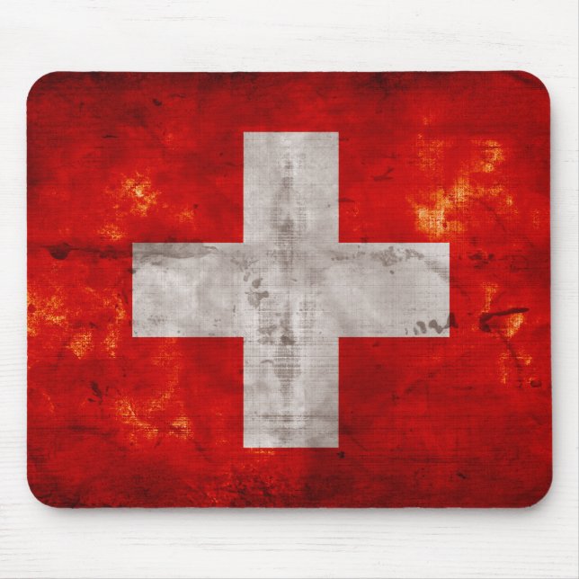 Tapis De Souris Drapeau suisse (Devant)