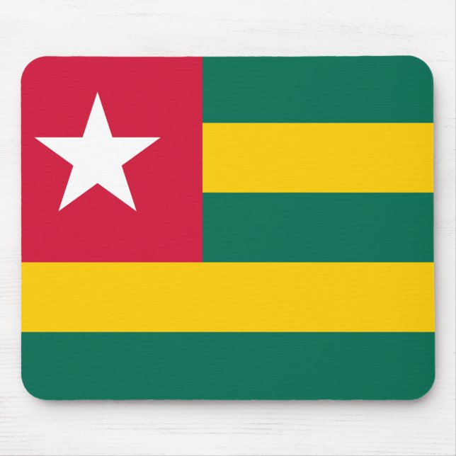 Tapis De Souris Drapeau Togo (Devant)