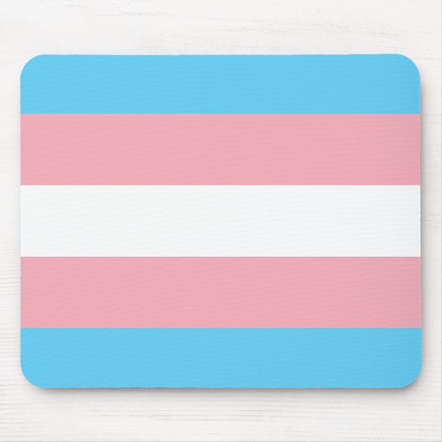 Tapis De Souris Drapeau trans (Devant)