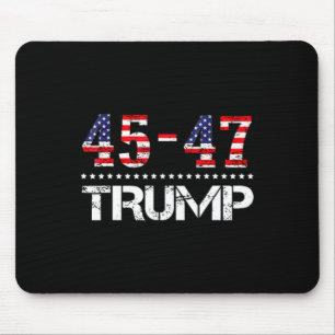 Tapis De Souris Drapeau Trump 2024 (sur Byck) Take America Ck Trum
