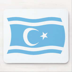 Tapis De Souris Drapeau turkmène irakien Mousepad