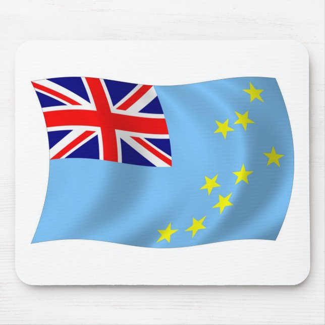 Tapis De Souris Drapeau Tuvalu Mousepad (Devant)