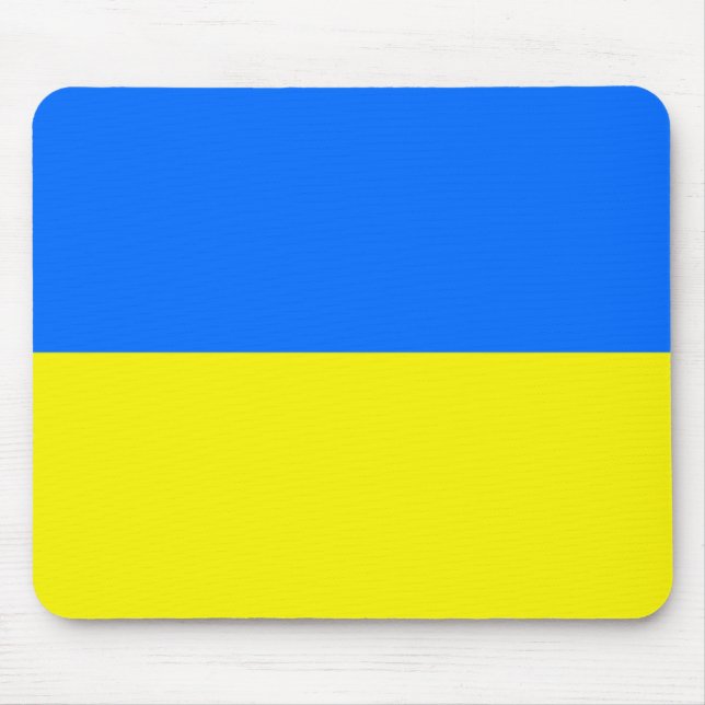 Tapis De Souris Drapeau Ukraine (Devant)