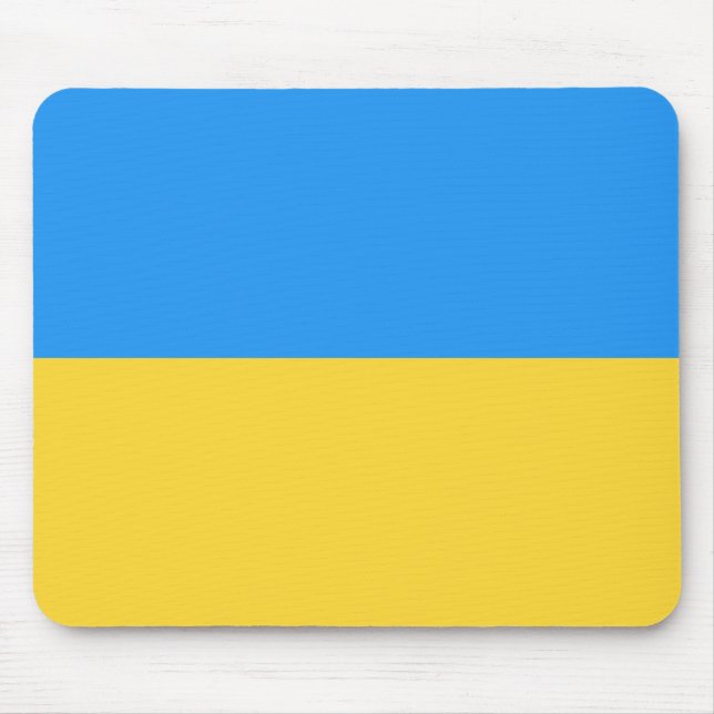 Tapis De Souris Drapeau ukrainien (Devant)