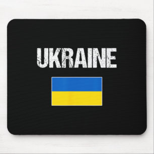 Tapis De Souris Drapeau ukrainien d'Ukraine pour hommes femmes jeu