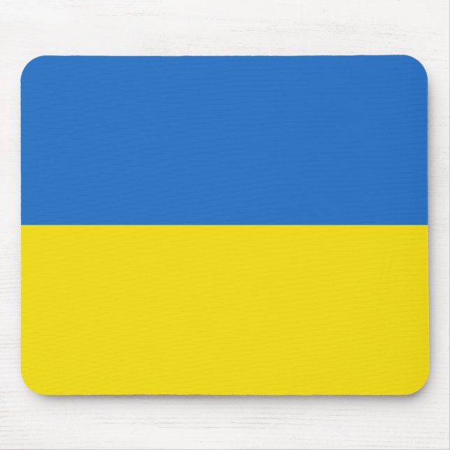Tapis De Souris Drapeau ukrainien Mousepad (Devant)