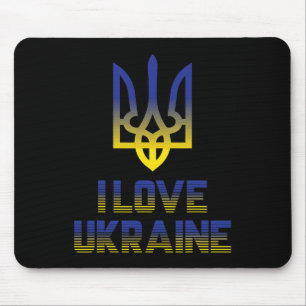 Tapis De Souris Drapeau ukrainien vintage ukrainien Fierté 5