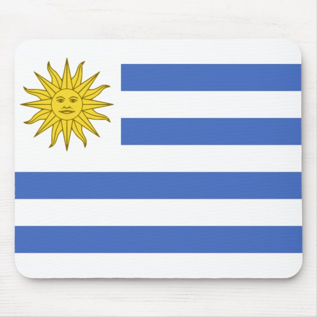Tapis De Souris Drapeau uruguayen Mousepad (Devant)