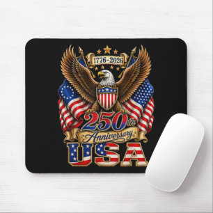 Tapis De Souris Drapeau USA 250e anniversaire 250 ans d'Amérique
