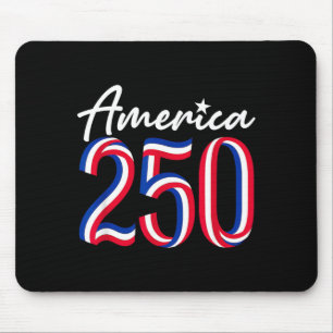 Tapis De Souris Drapeau USA 250e anniversaire de l'Amérique 4 juil