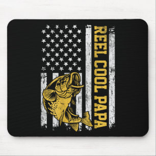 Tapis De Souris Drapeau Usa Bobine Papa Cool Patriotique Design De