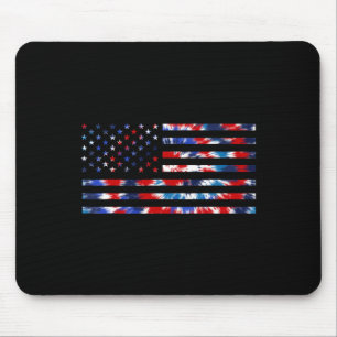 Tapis De Souris Drapeau Usa Tie Dye Garçons Drapeau Américain 4 Ju