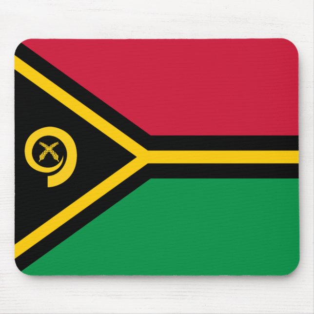 Tapis De Souris Drapeau Vanuatu Mousepad (Devant)