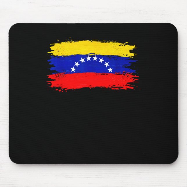 Tapis De Souris Drapeau Venezuela 2026 Libre Paix  (Devant)