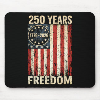 Tapis De Souris Drapeau Vintage 250 Ans Américain 1776 2026 250e É