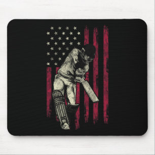 Tapis De Souris Drapeau vintage américain 4 juillet le cadeau Tee
