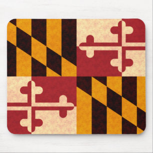 Tapis De Souris Drapeau vintage de Marylander de motif