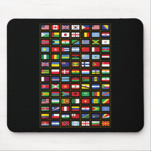 Tapis De Souris Drapeaux Des Pays Du Monde International