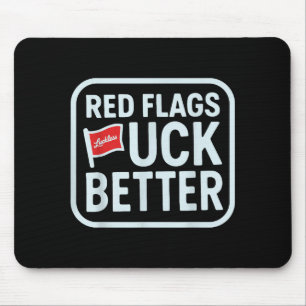 Tapis De Souris Drapeaux Rouges Pour Mieux