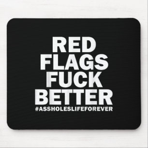 Tapis De Souris Drapeaux Rouges Pour Une Meilleure Vie Des Trous P