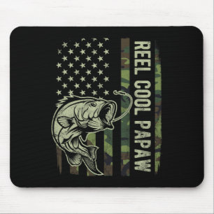 Tapis De Souris Drappeau américain camouflage Papaw vraiment cool