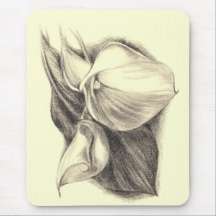 Tapis De Souris Drawing de Calla Lilie
