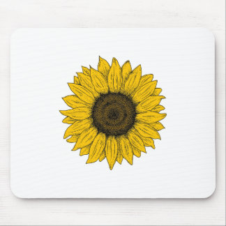 Tapis De Souris Drawing de Sunflower