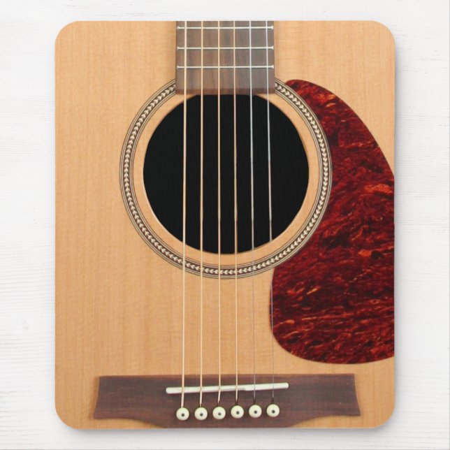 Tapis De Souris Dreadnoud Acoustique 6 cordes Guitare (Devant)