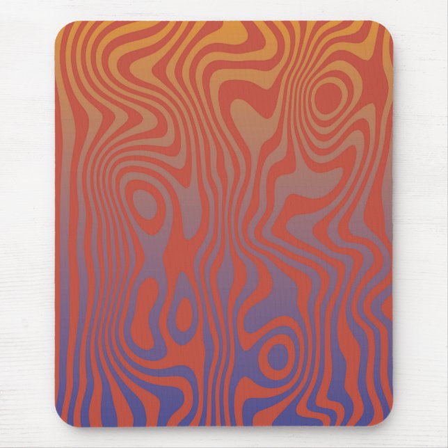 Tapis De Souris Dream Flow l Abstract Trippy Pattern - No. 01 (Devant)