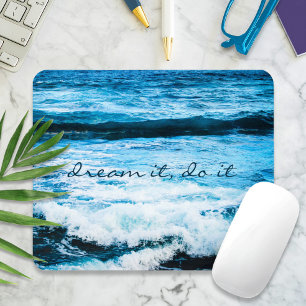 Tapis De Souris Dream It Do It Hawaii Turquoise Blue Waves Photo