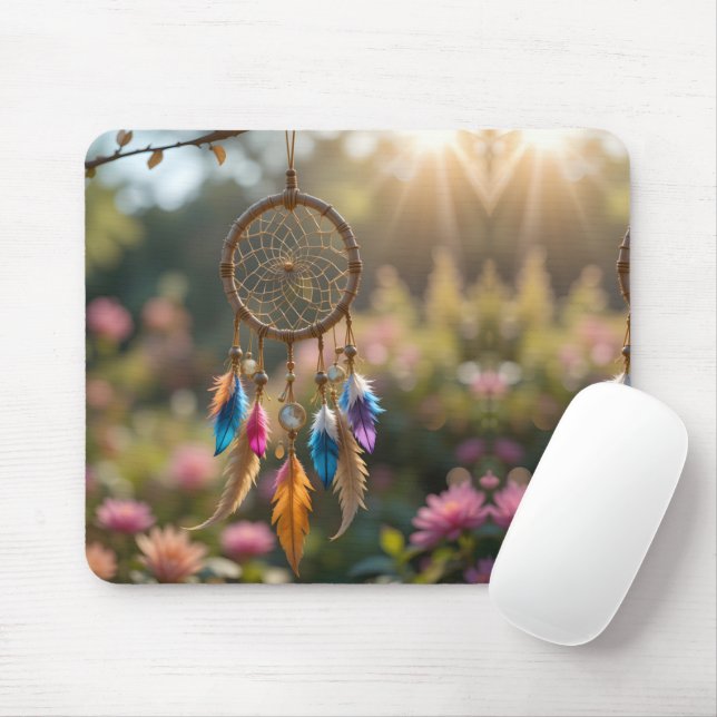 Tapis De Souris Dreamcatcher du jardin éclairé (Avec souris)