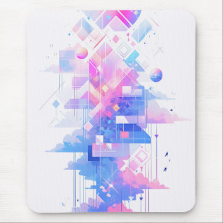 Tapis De Souris Dreamy Geometric Skyscape