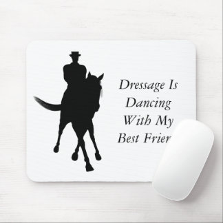 Tapis De Souris Dressage Est Danser Meilleur Ami Cheval Et Rider
