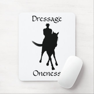 Tapis De Souris Dressage Est Un Seul Cheval Équitation Rider