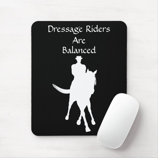 Tapis De Souris Dressage Les Chevaux Sont Équilibrés (Avec souris)