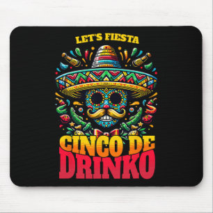 Tapis De Souris Drinko De Cinco De Mayo Drôle Et Cool